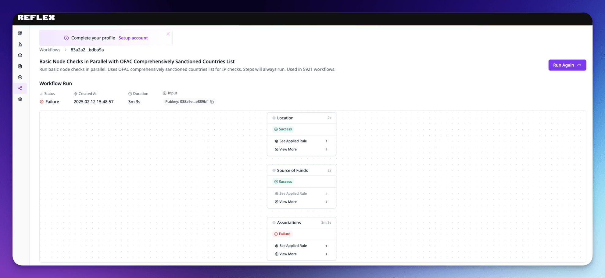 Node Check Workflow